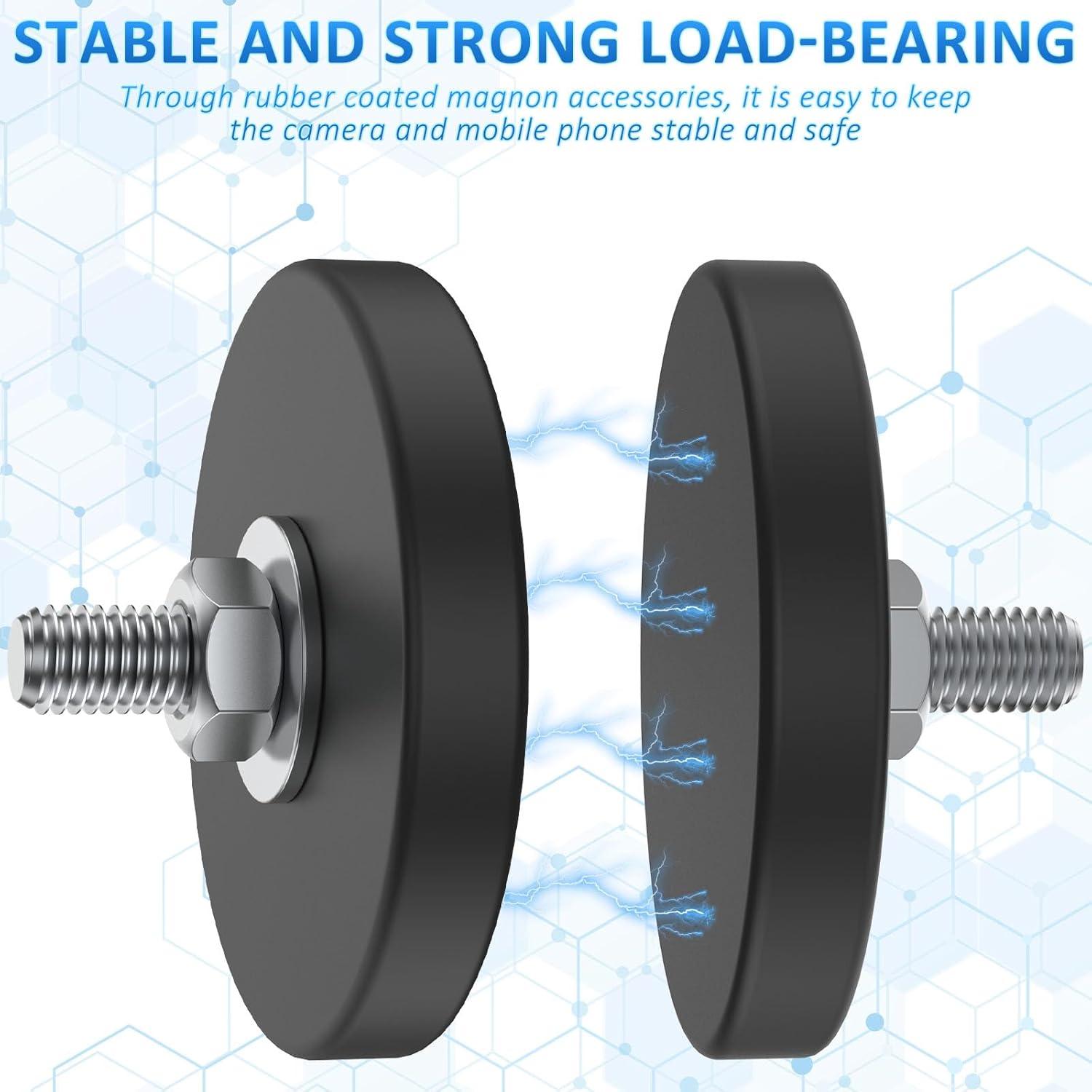 Paquete de 24 Imanes de Montaje M6 MLYNZXJSY 43mm Antirayones