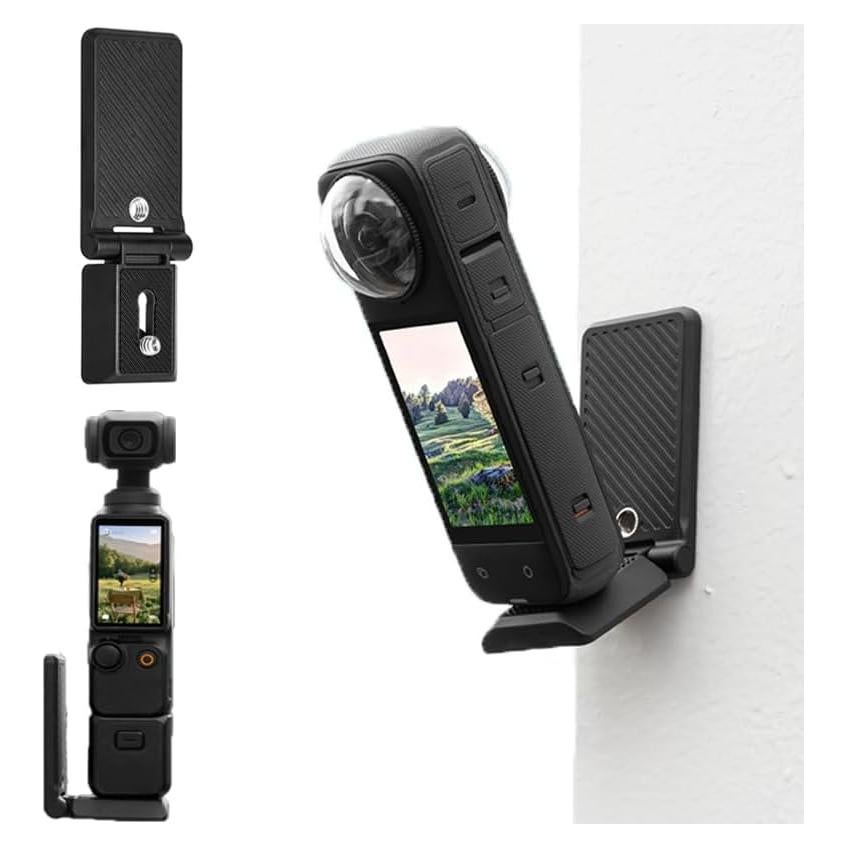 Magnetic Mount Stand Compatible with Insta360 X5 X4, Magnetic Camera Mount with 1/4 Screw for Insta 360 X5/X4/X3/GO 3S/DJI Osmo Pocket 3/Action 5/4 Pro Hero13 & More Action Camera