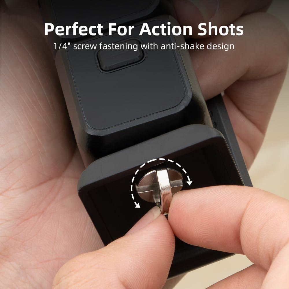 Magnetic Mount Stand Compatible with Insta360 X5 X4, Magnetic Camera Mount with 1/4 Screw for Insta 360 X5/X4/X3/GO 3S/DJI Osmo Pocket 3/Action 5/4 Pro Hero13 & More Action Camera