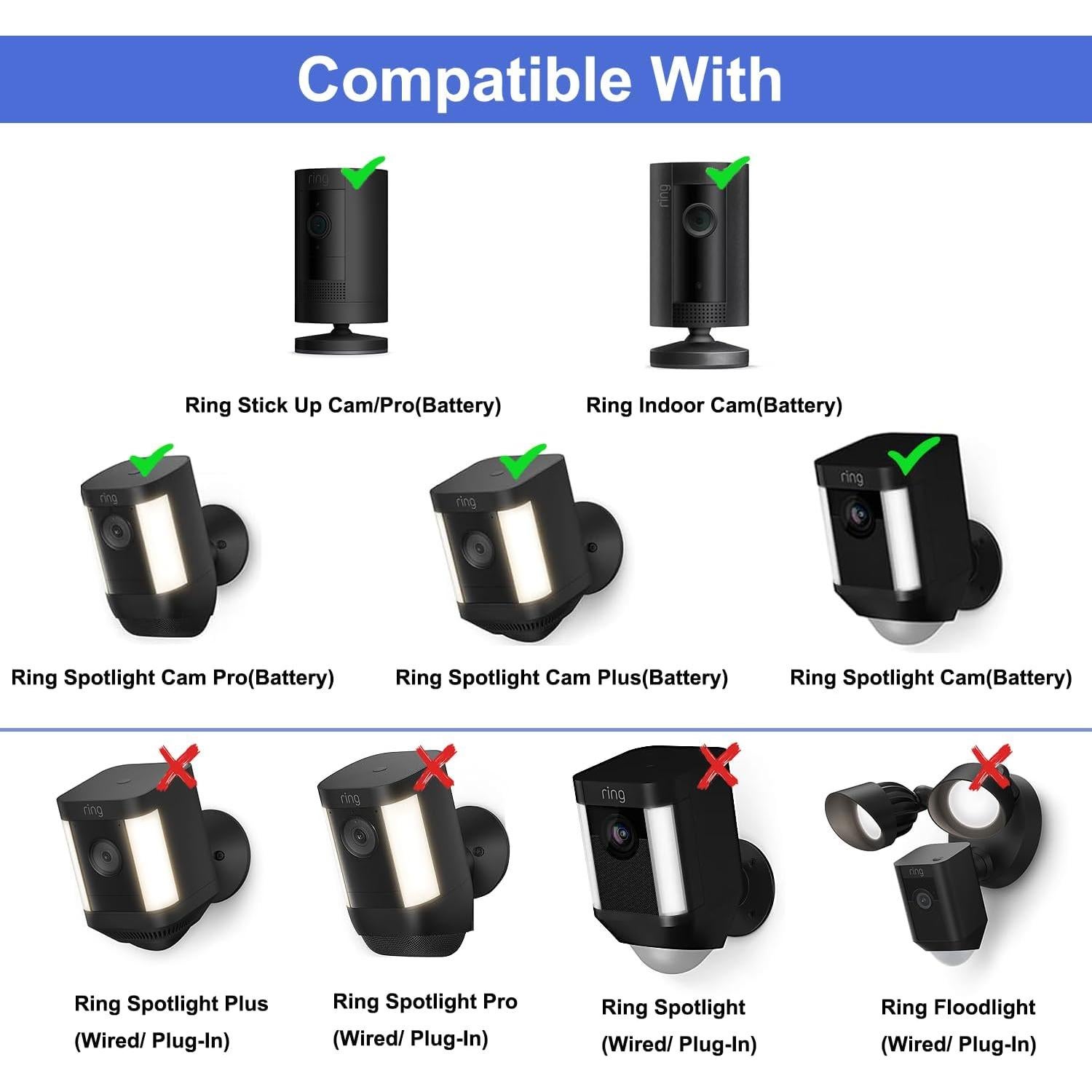 Soporte de canalón 2 en 1 LOOKZOZO para cámaras y paneles solares