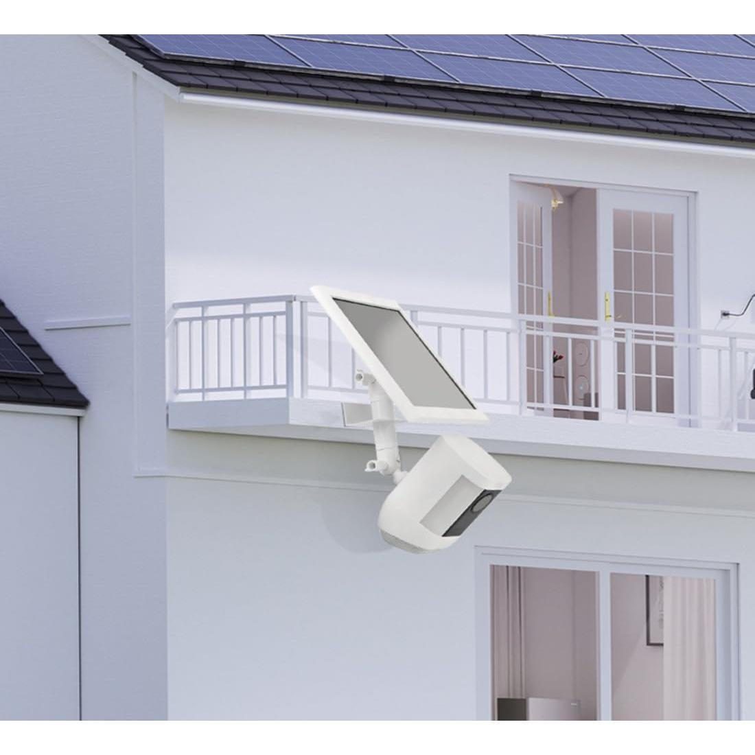 Soporte de canalón 2 en 1 LOOKZOZO para cámaras y paneles solares