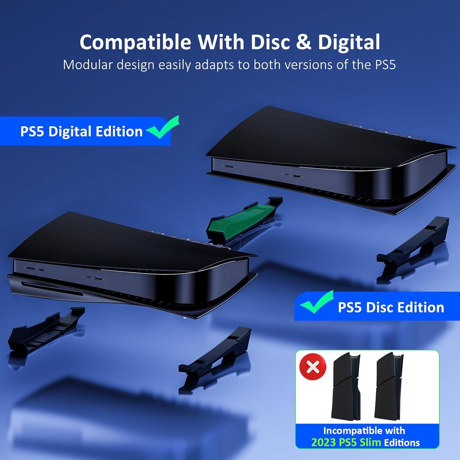 Soporte Horizontal NexiGo PS5 con Ventilador Silencioso