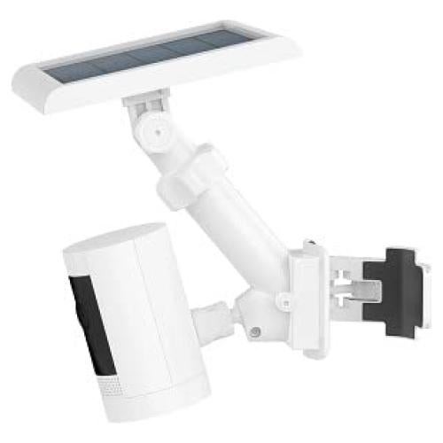 Ring Pole Mount for Cameras and Solar Panels - White