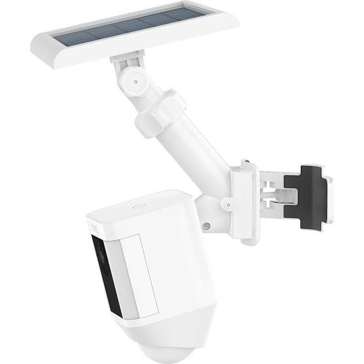 Ring Pole Mount for Cameras and Solar Panels - White