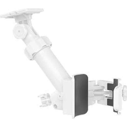 Ring Pole Mount for Cameras and Solar Panels - White