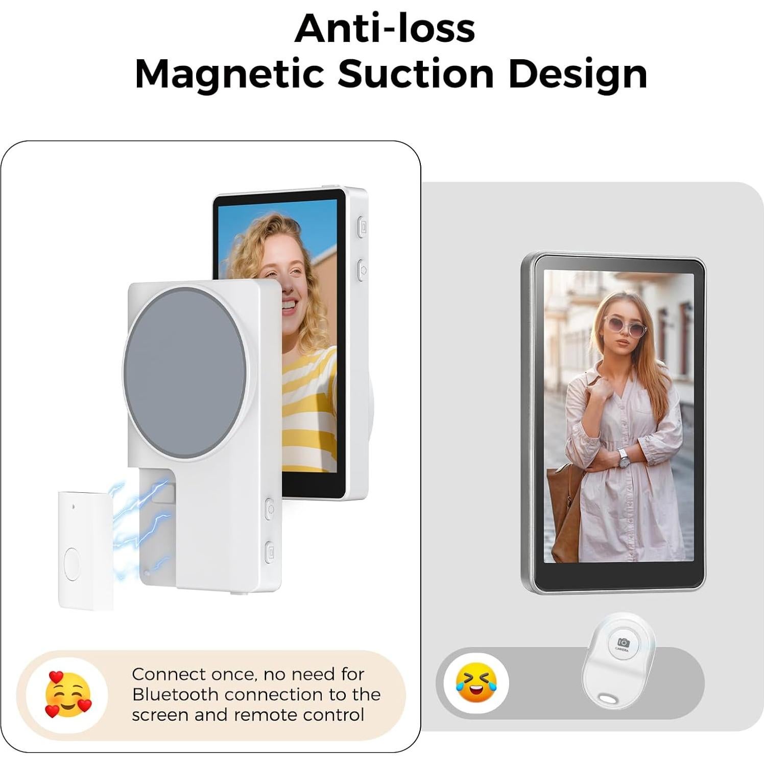 Monitor Selfie LUCKSKY 4K 30fps para Vlog - Compatible iPhone 12-16