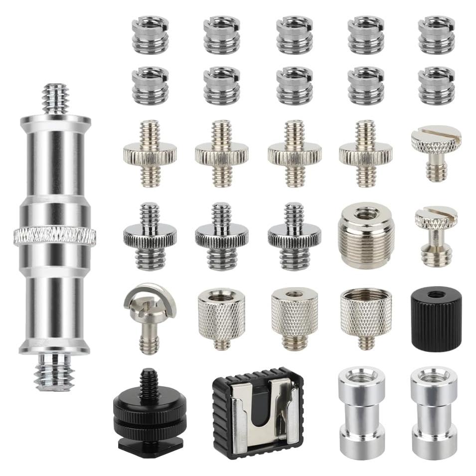 Juego de Tornillos de Montaje CAMVATE 30PCS 1/4 y 3/8