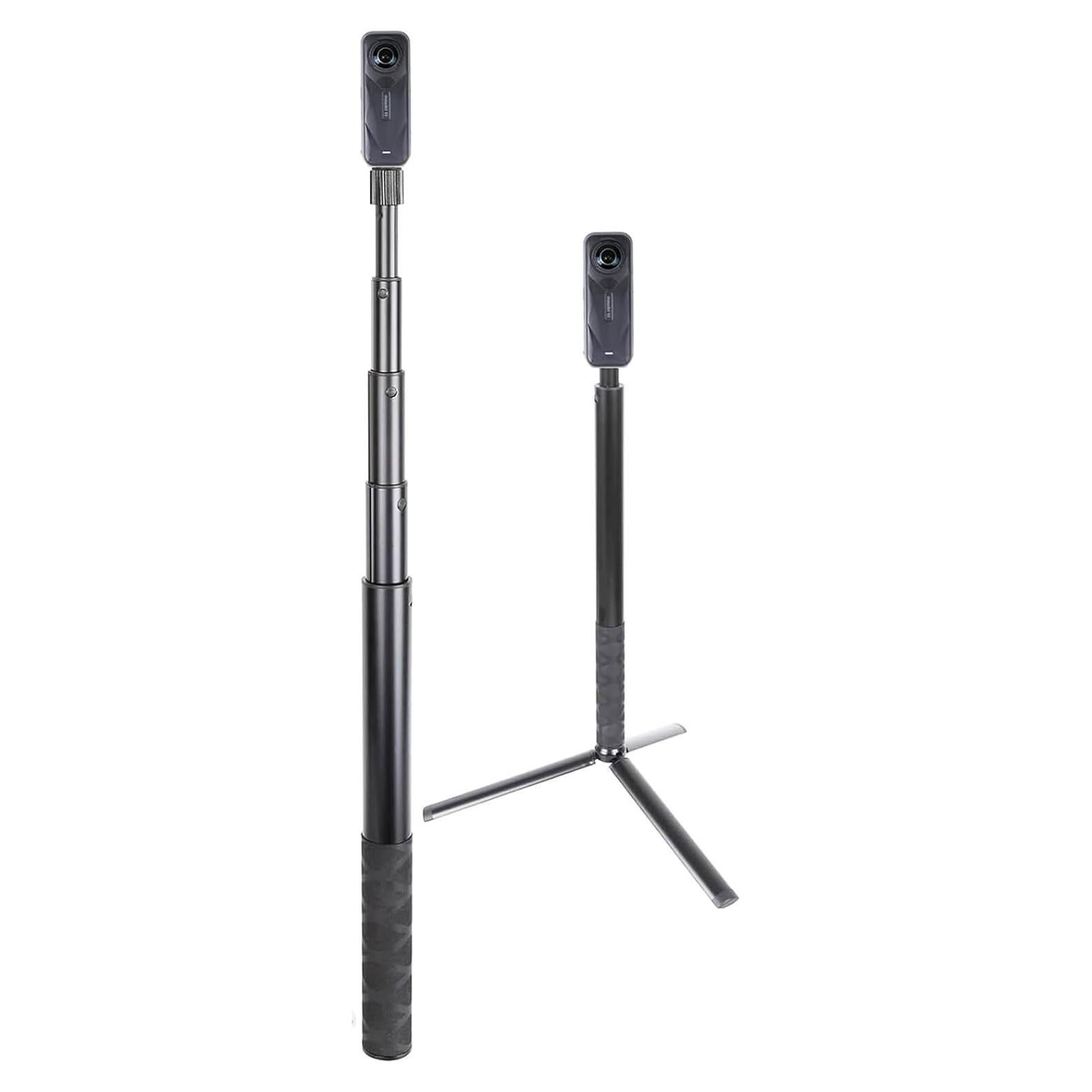 Palo Selfie PellKing 155cm Aluminio + Trípode 31cm Insta360