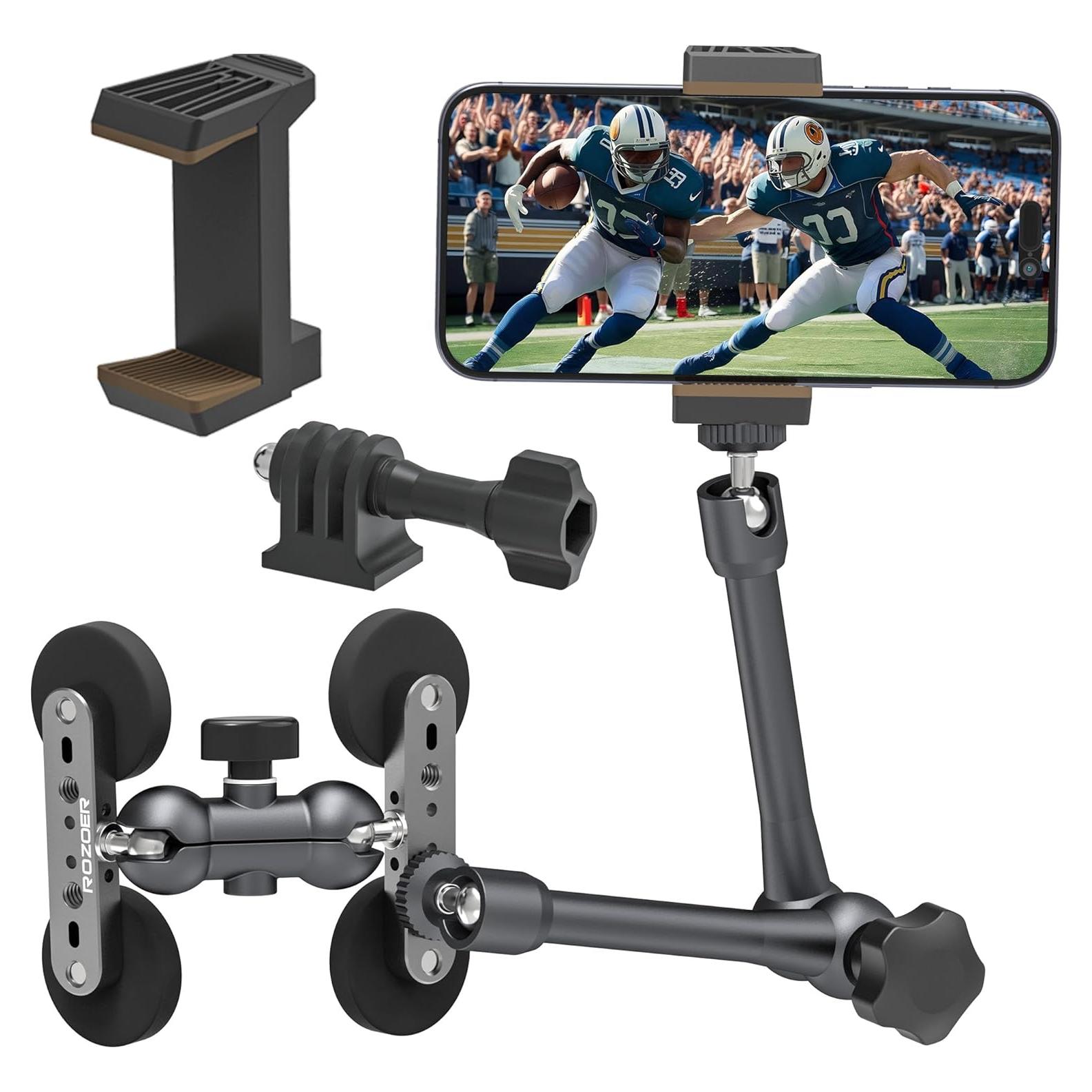 Montaje Magnético Flexible ROZOER 28 cm para GoPro y Teléfonos