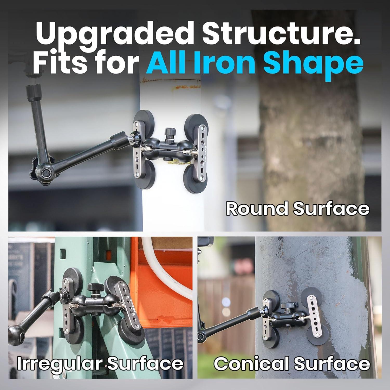 Montaje Magnético Flexible ROZOER 28 cm para GoPro y Teléfonos