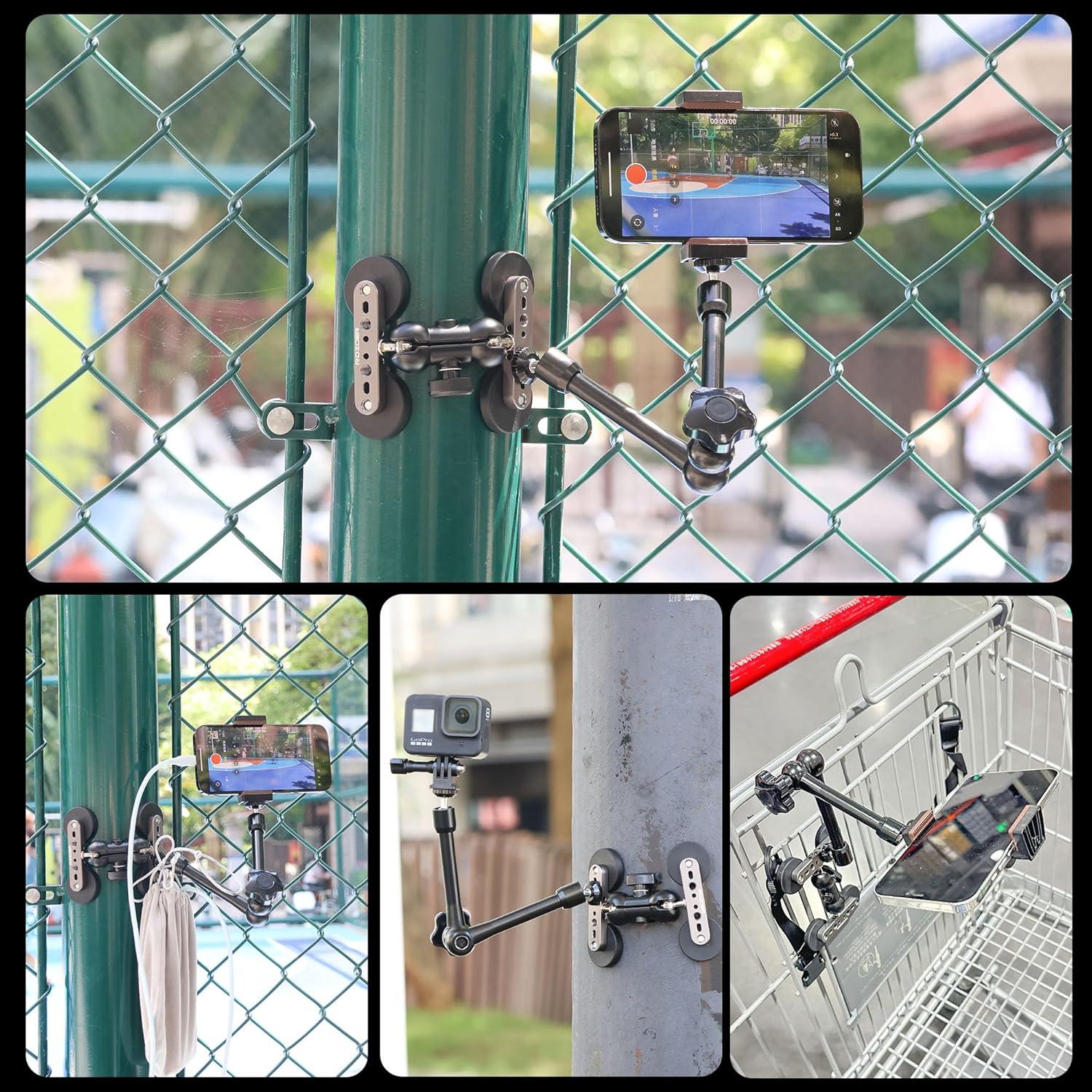 Montaje Magnético Flexible ROZOER 28 cm para GoPro y Teléfonos