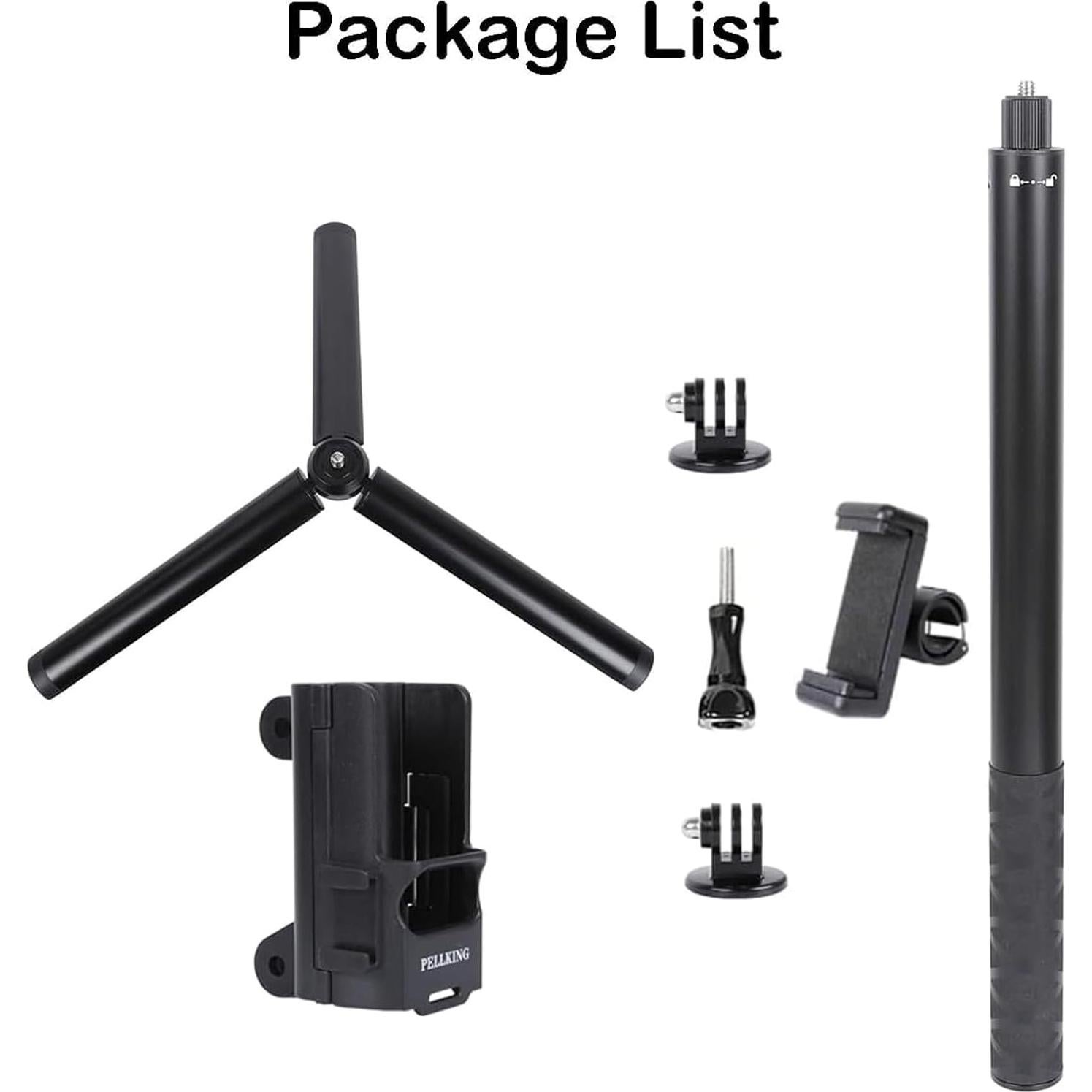 PellKing Monopod 155cm con Trípode y Adaptador para Osmo Pocket