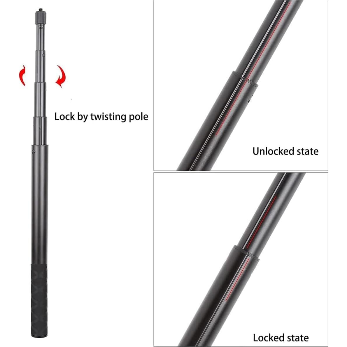 PellKing Monopod 155cm con Trípode y Adaptador para Osmo Pocket