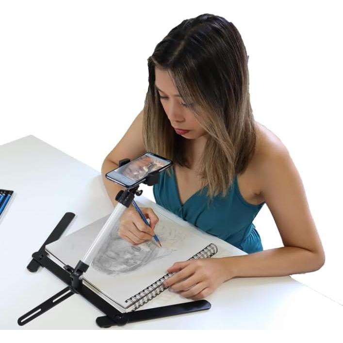 Trípode Ajustable para Mini Proyector y Teléfono - Aluminio