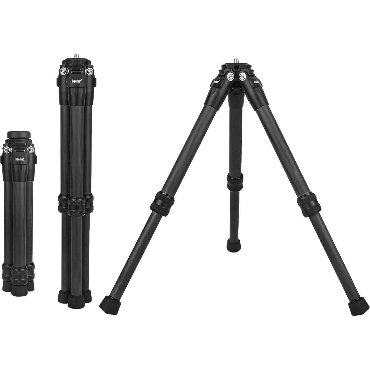 Trípode Mini de Fibra de Carbono QIshang para Cámaras de Acción