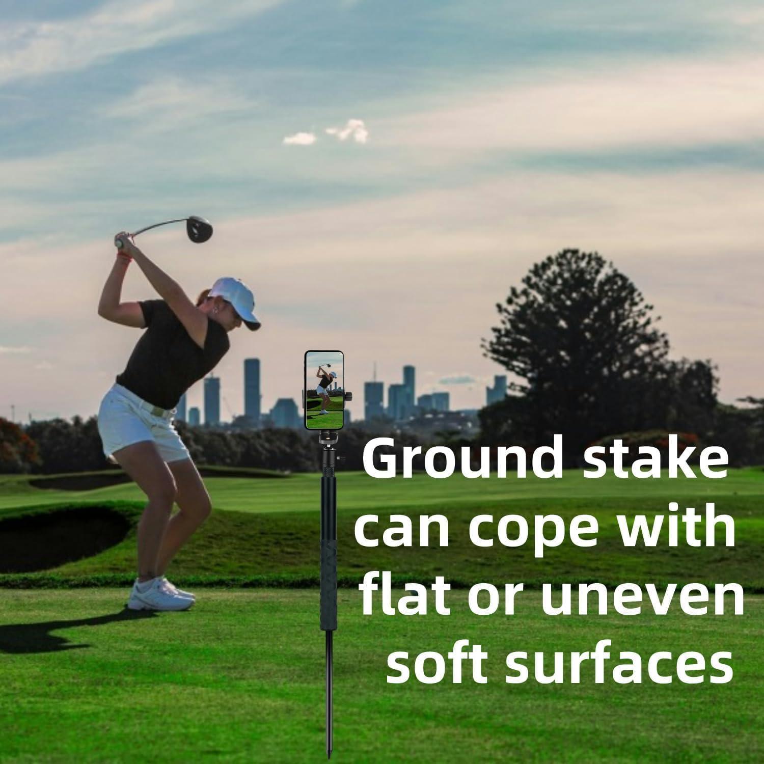Palo de Selfie Monopod YKI para Golf 132 cm Ajustable