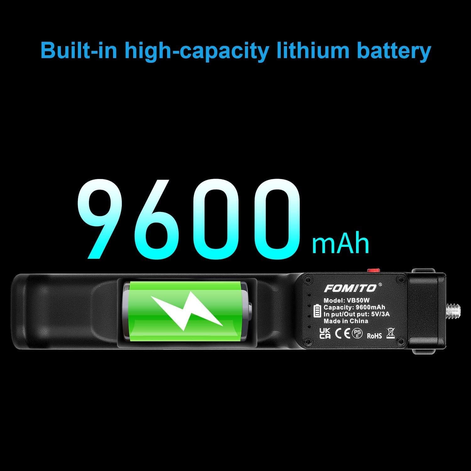 Empuñadura de Batería FOMITO VB50W para Cámara y Móvil