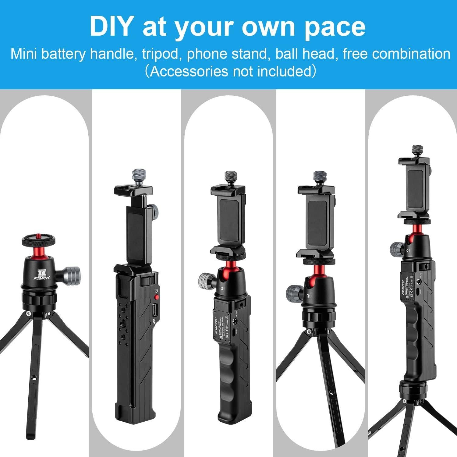 Empuñadura de Batería FOMITO VB50W para Cámara y Móvil