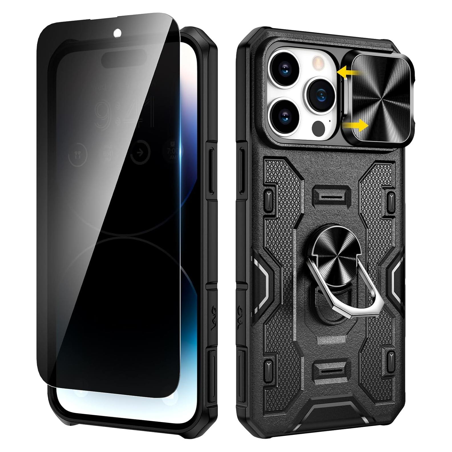 Funda VEGO para iPhone 14 Pro Max 6.7" con soporte y privacidad
