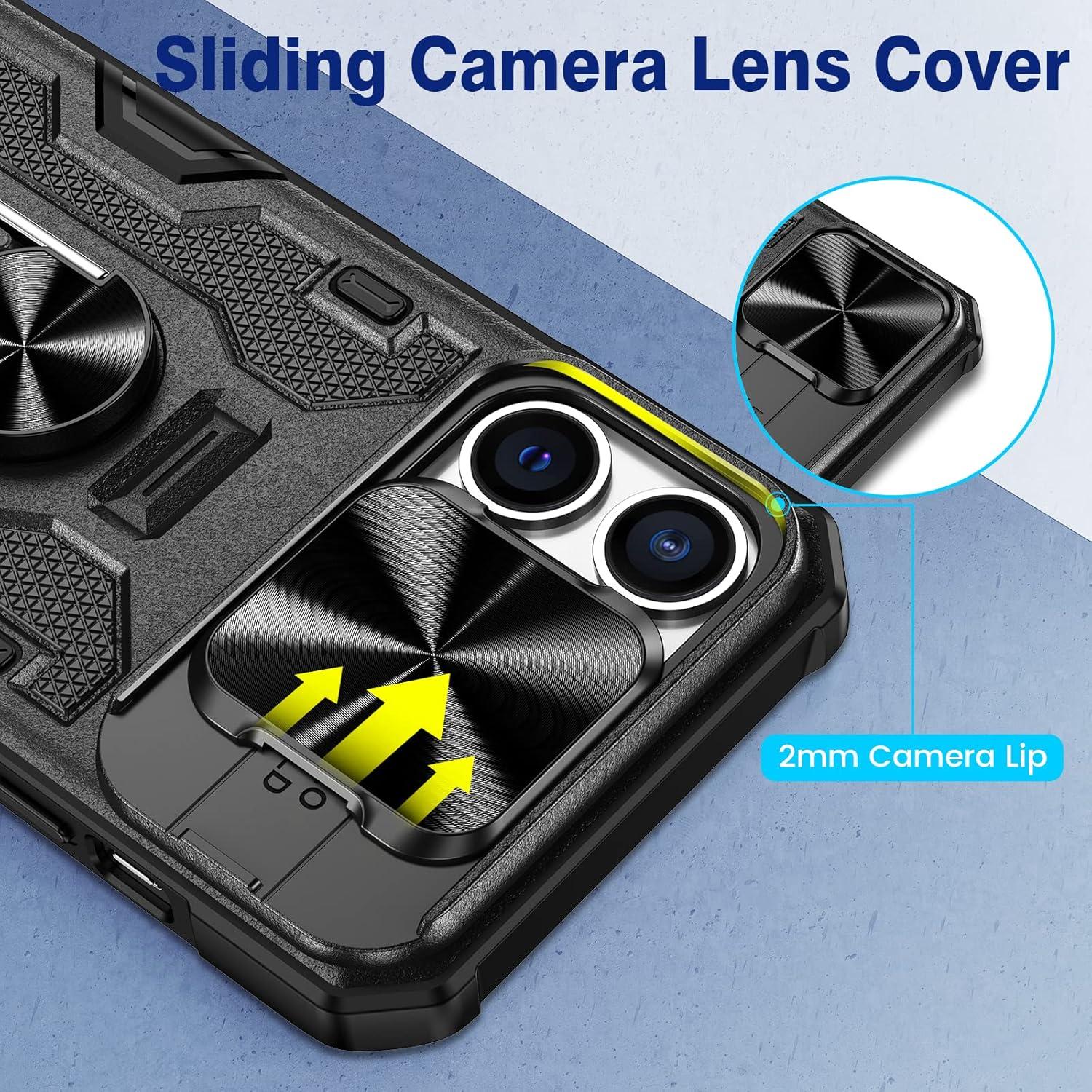 Funda VEGO para iPhone 14 Pro Max 6.7" con soporte y privacidad