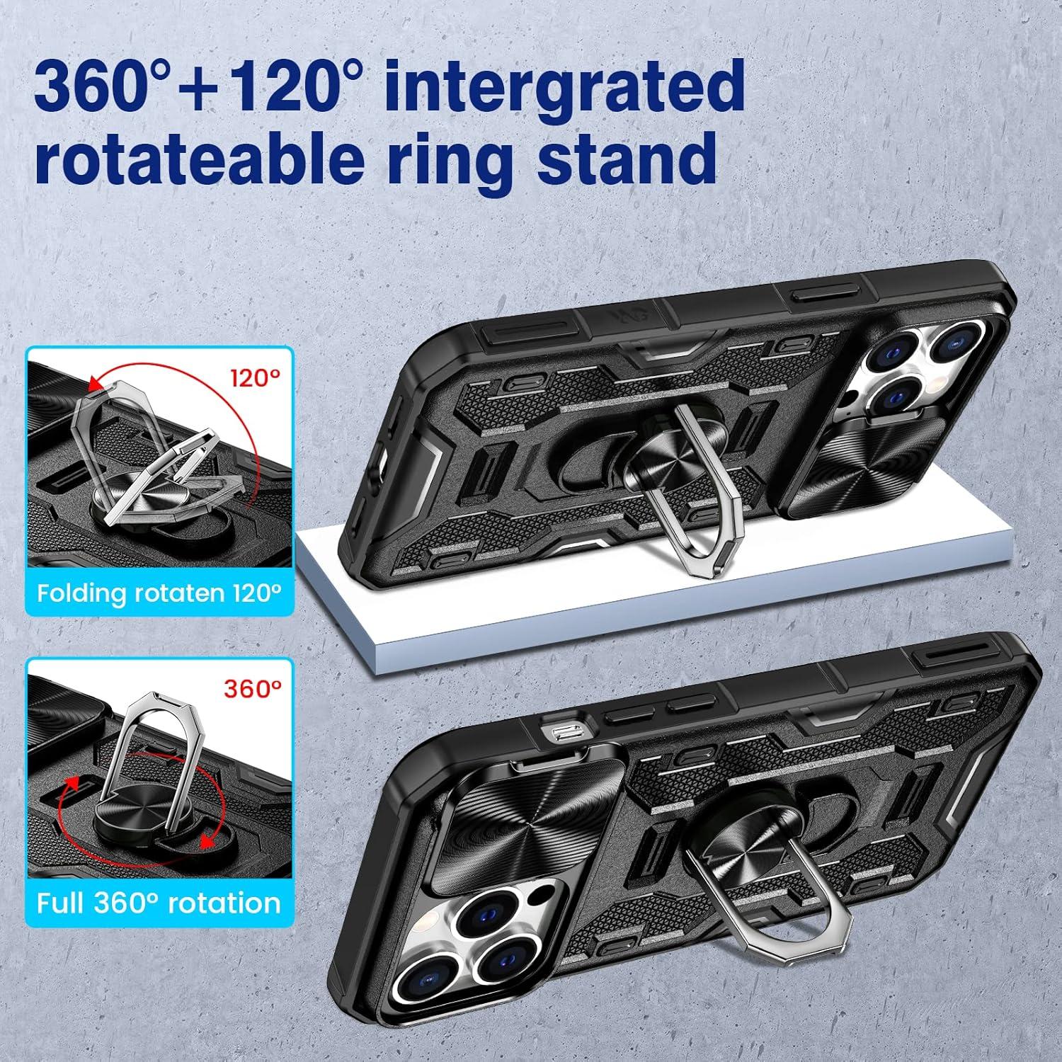 Funda VEGO para iPhone 14 Pro Max 6.7" con soporte y privacidad