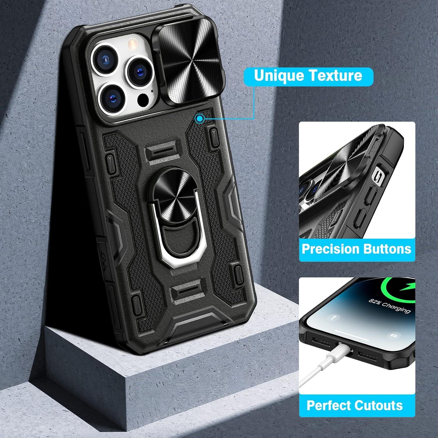 Funda VEGO para iPhone 14 Pro Max 6.7" con soporte y privacidad