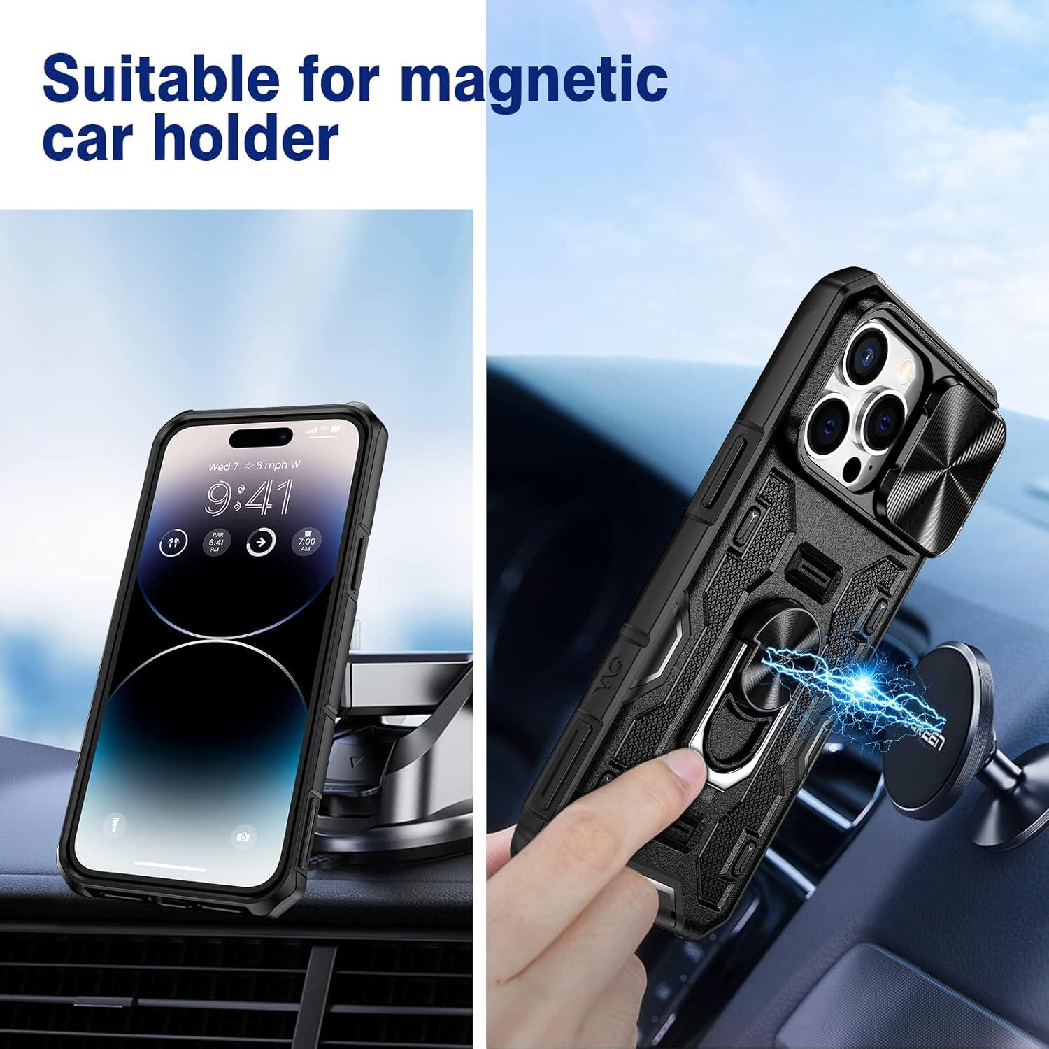 Funda VEGO para iPhone 14 Pro Max 6.7" con soporte y privacidad