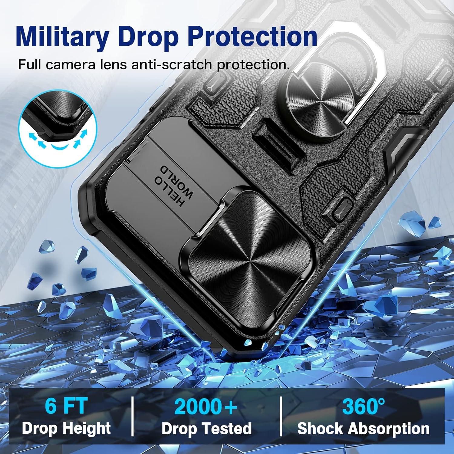 Funda VEGO para iPhone 14 Pro Max 6.7" con soporte y privacidad