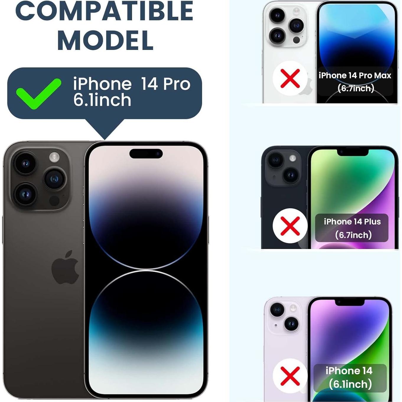 Funda Goton para iPhone 14 Pro con protector de pantalla