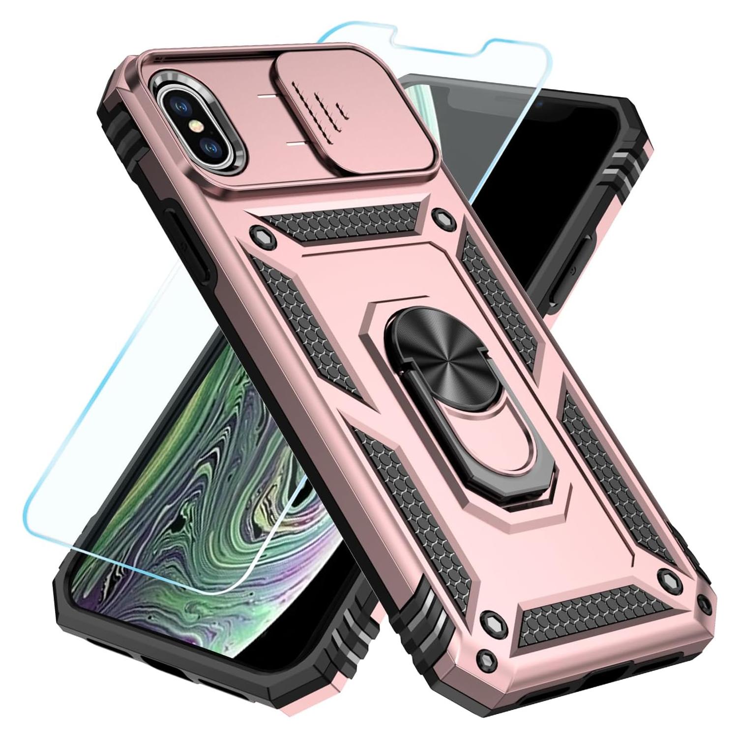 Funda SunStory para iPhone X/XS con Protector de Pantalla HD