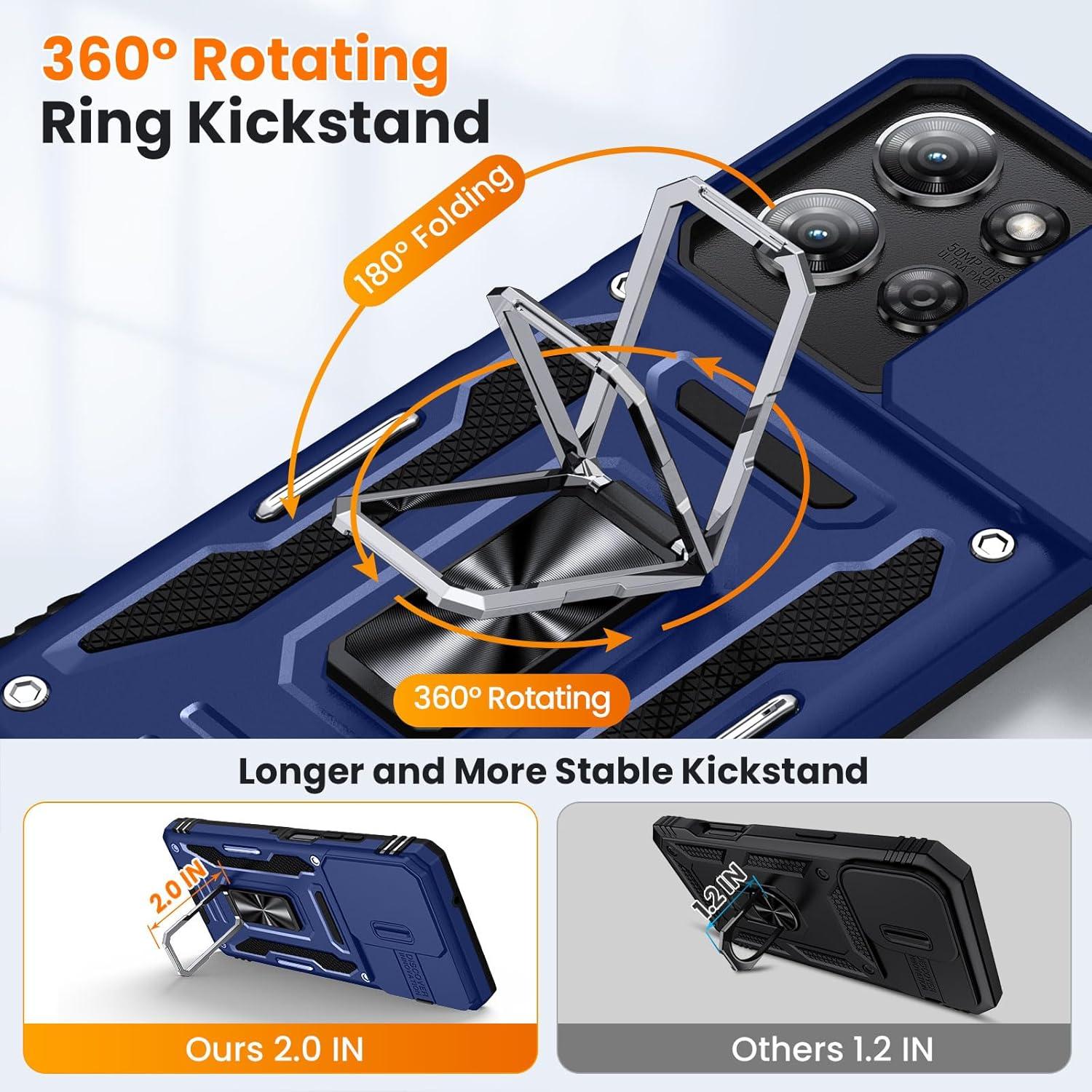 Funda KEDUIZHANG para Moto G Power 2025 con 2 Protectores HD