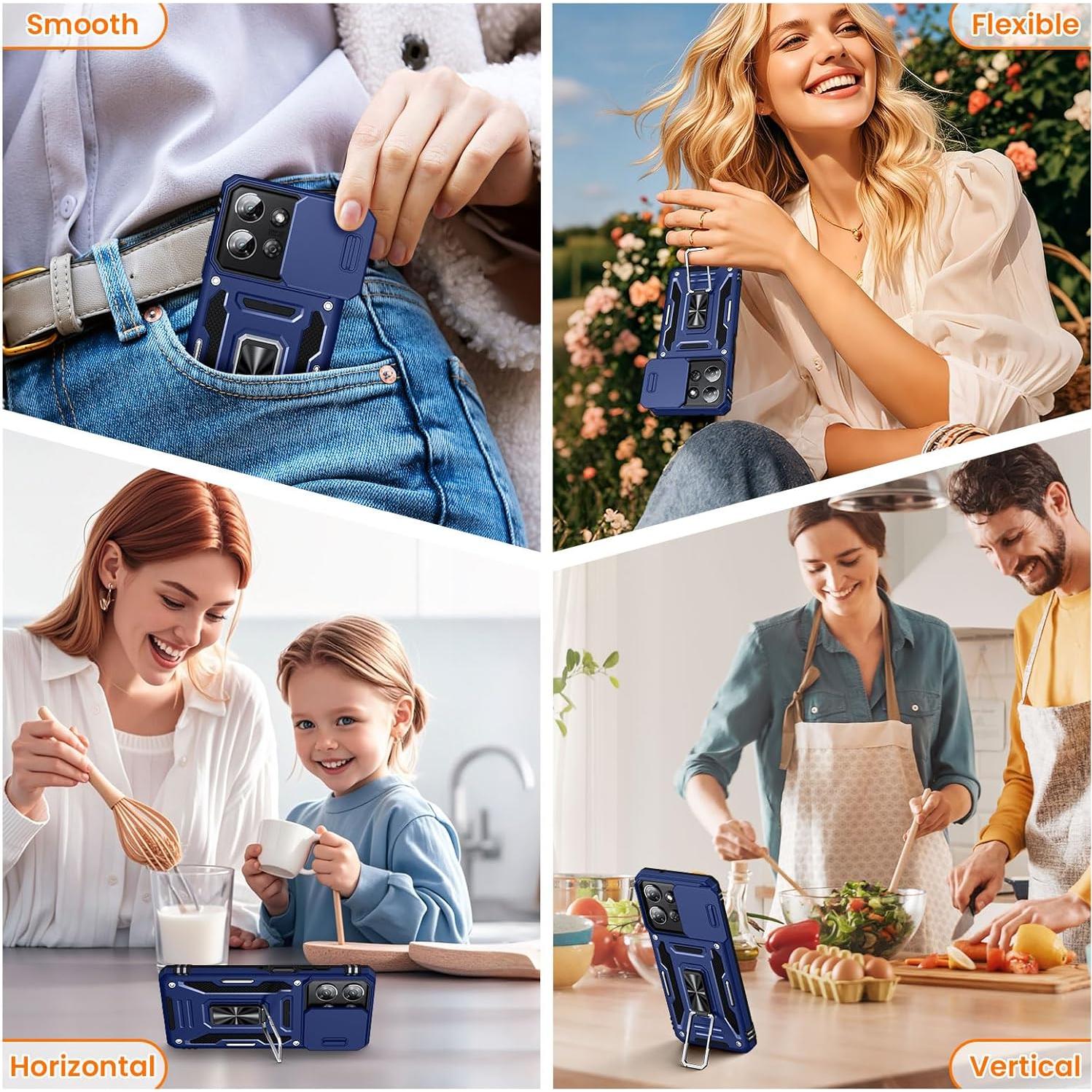 Funda KEDUIZHANG para Moto G Power 2025 con 2 Protectores HD