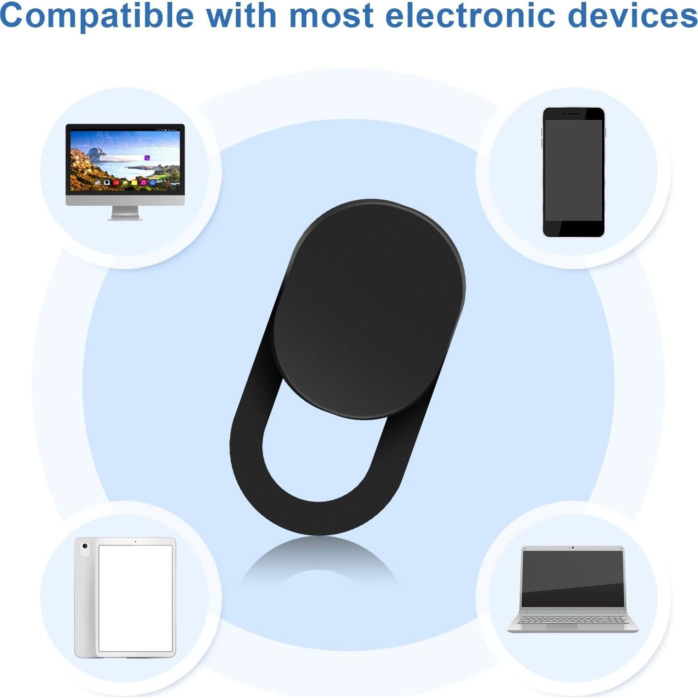 50 Piezas Cubierta de Cámara Deslizante LIQWEI para Laptop