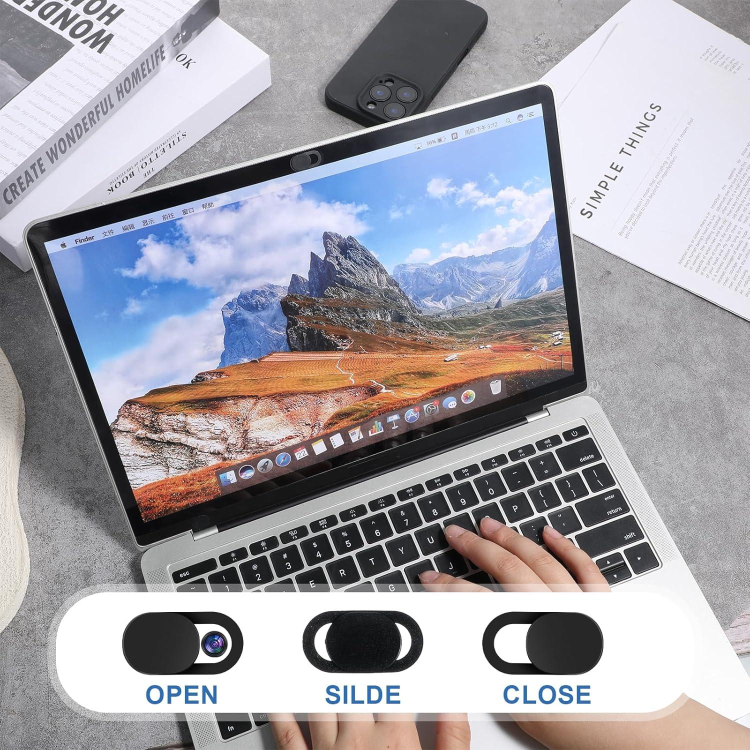 50 Piezas Cubierta de Cámara Deslizante LIQWEI para Laptop