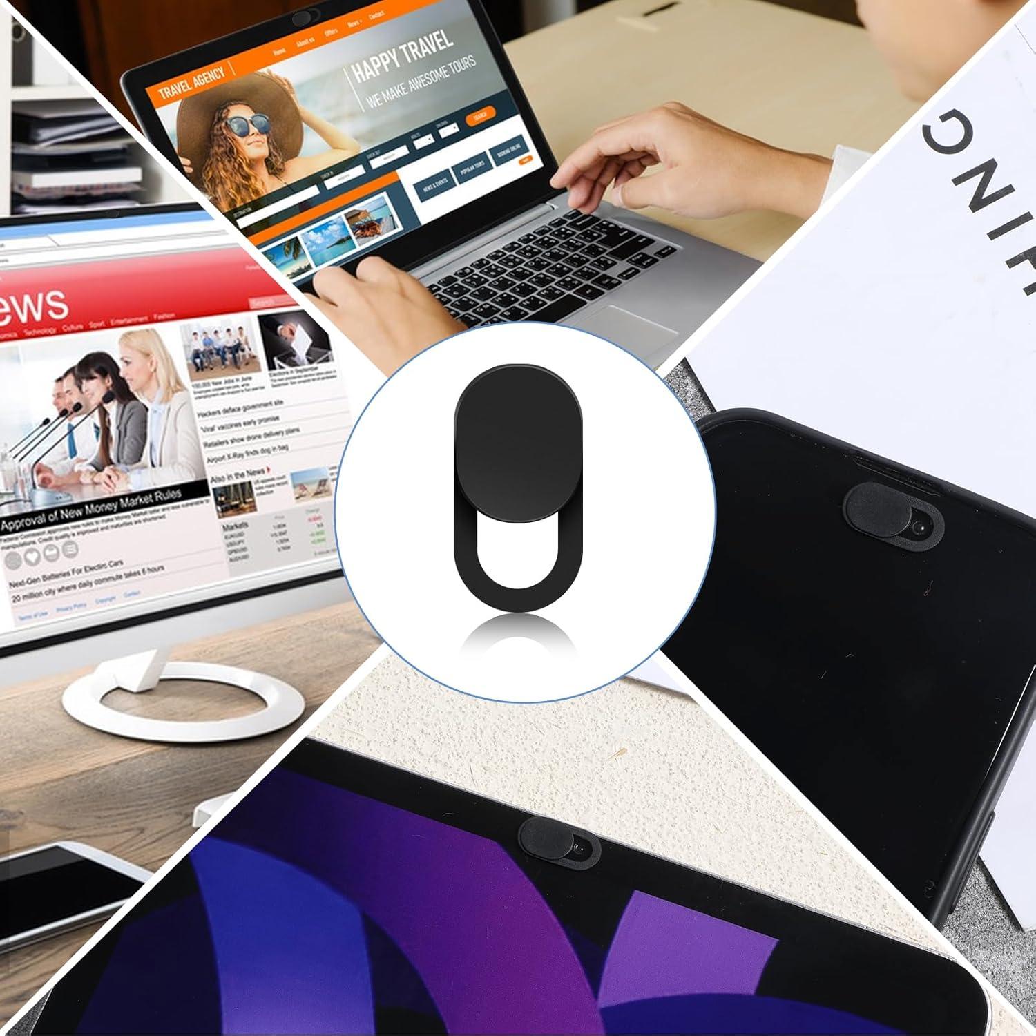 50 Piezas Cubierta de Cámara Deslizante LIQWEI para Laptop