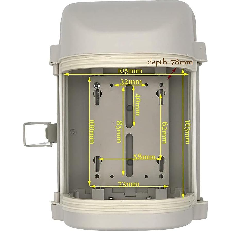 Caja de Seguridad CCTV OwlCat 6" Aluminio Impermeable 6006A