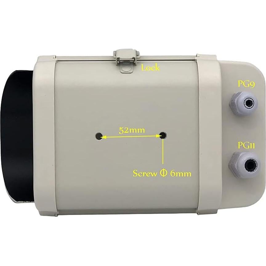 Caja de Seguridad CCTV OwlCat 6" Aluminio Impermeable 6006A