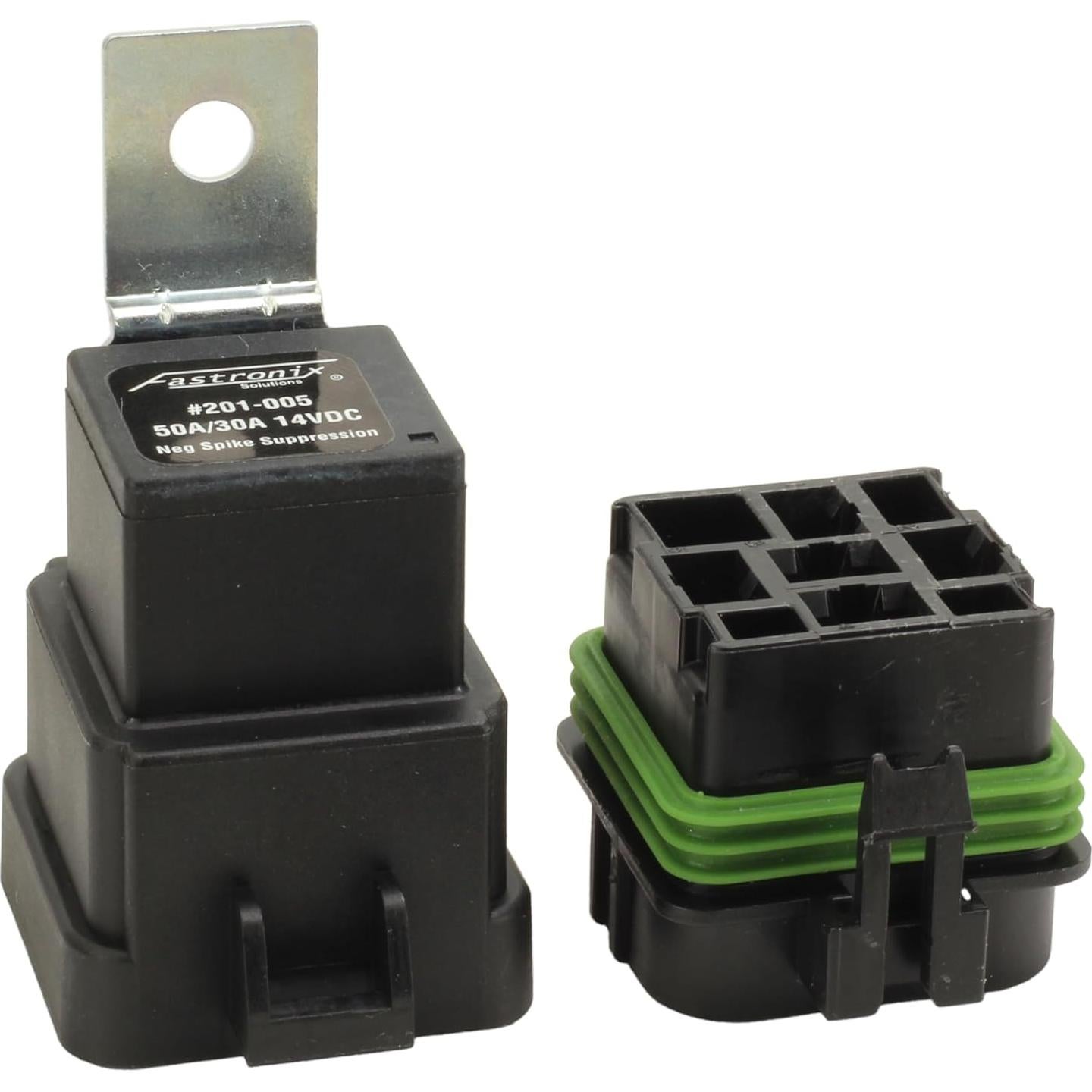 Kit de Relé y Socket Automotriz Fastronix 30/50 Amperios