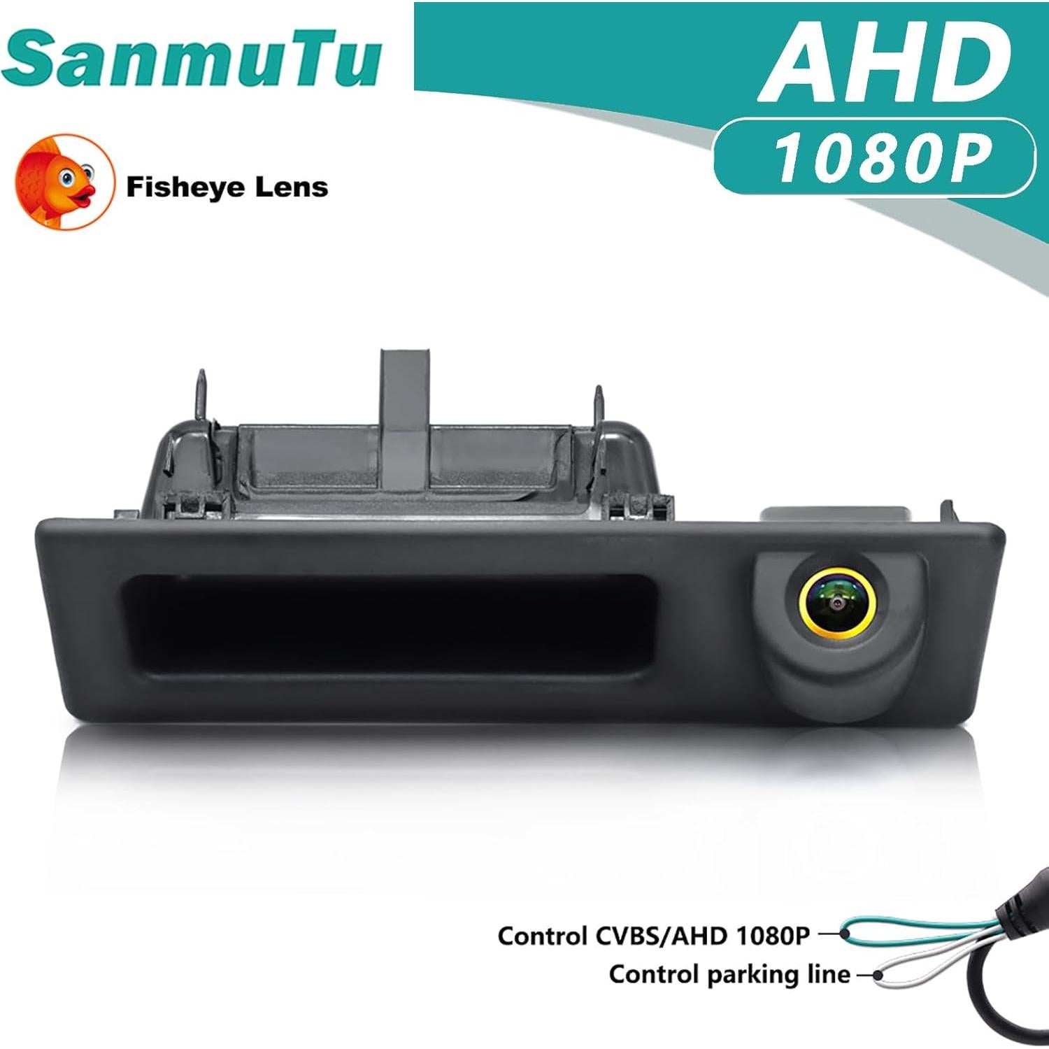Cámara de Respaldo AHD 1080P SanmuTu para BMW 3/5 Series