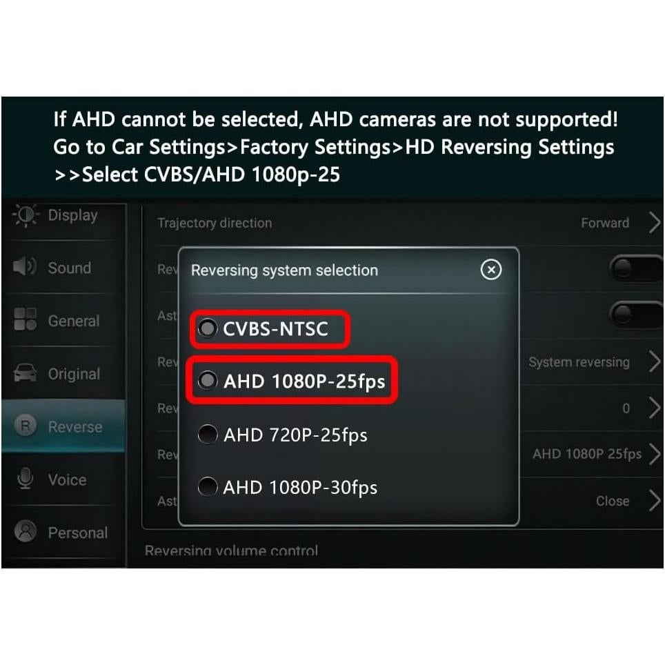 Cámara de Respaldo AHD 1080P SanmuTu para BMW 3/5 Series