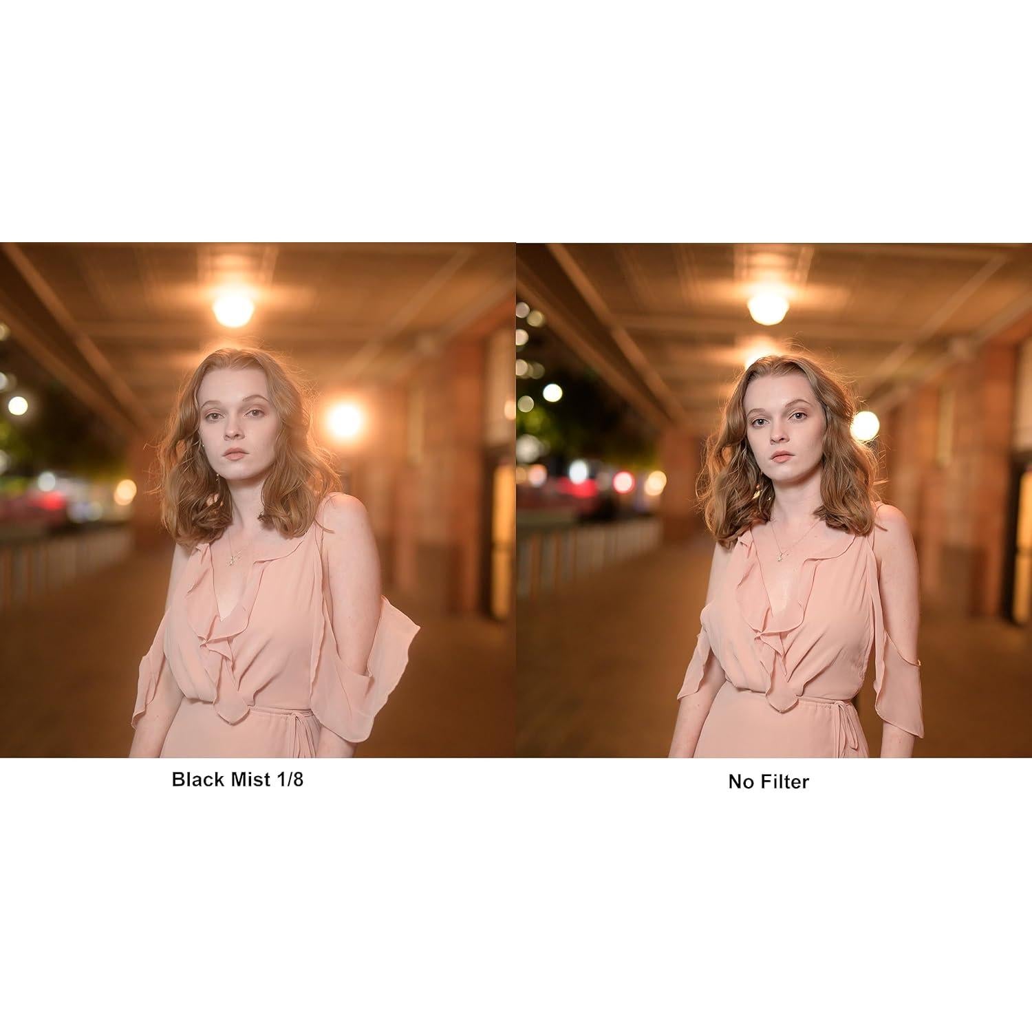 Filtro de vidrio óptico Kase Black Mist 1/8 72 mm con adaptador