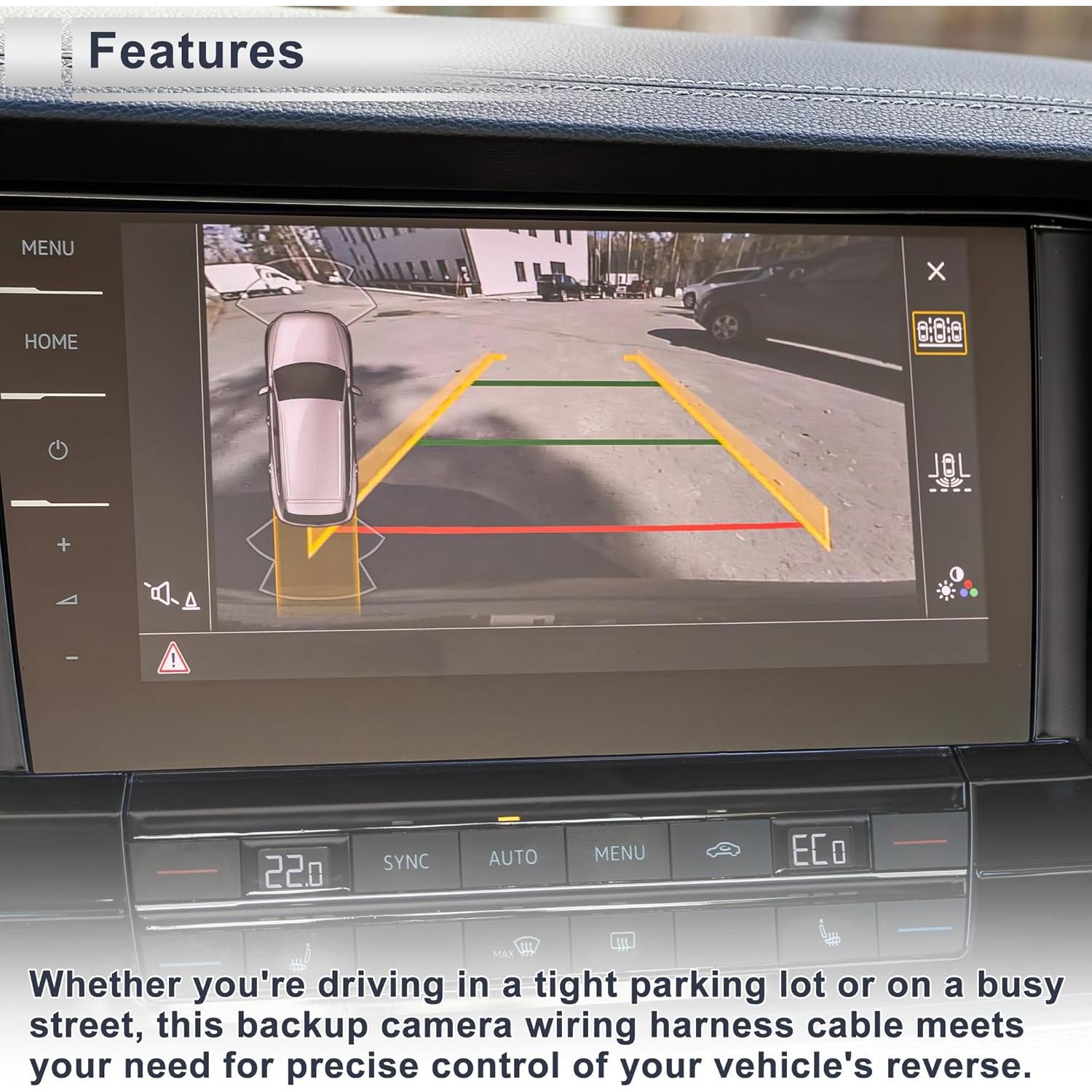 Cable de Arnés Adaptador Cámara Respaldo RATCHROLL Honda CRV 2013-2015