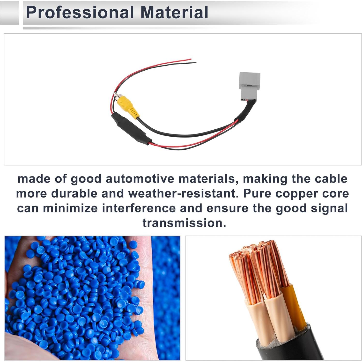 Cable de Arnés Adaptador Cámara Respaldo RATCHROLL Honda CRV 2013-2015