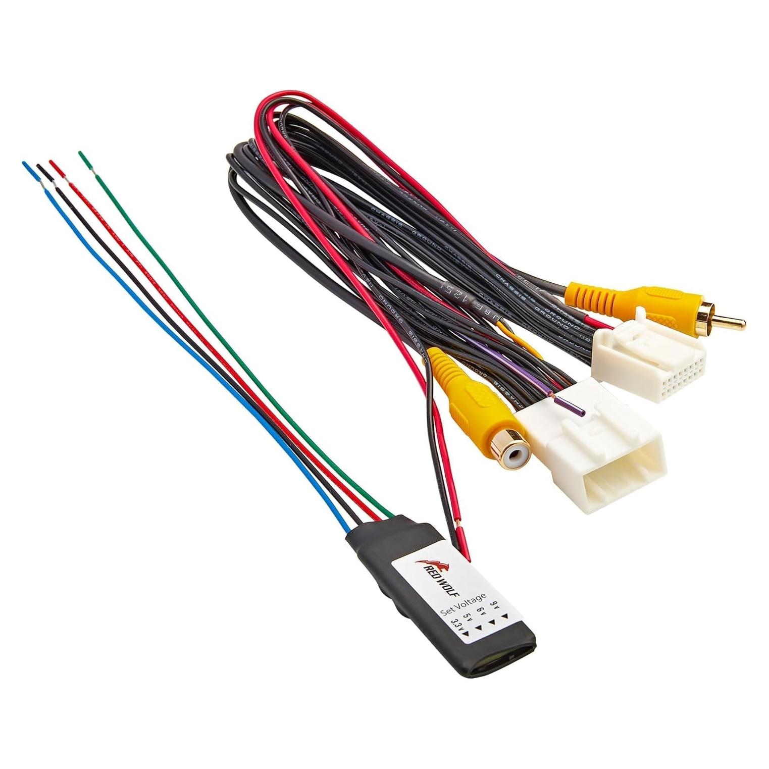 Arnés T 16 Pines RED WOLF para Cámara Reversa Toyota/Scion