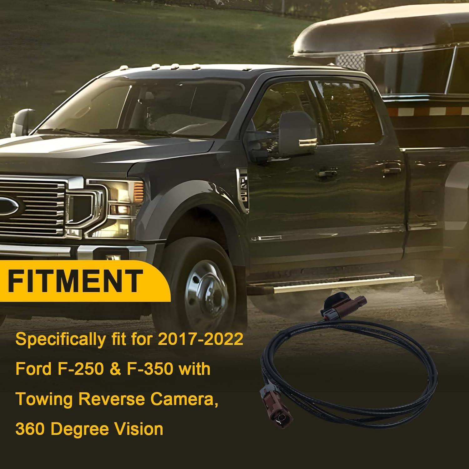 Arnés de Cable de Cámara Inversa LLYZFED HC3Z-14D202-M para Ford F-250 F-350 2017-2022