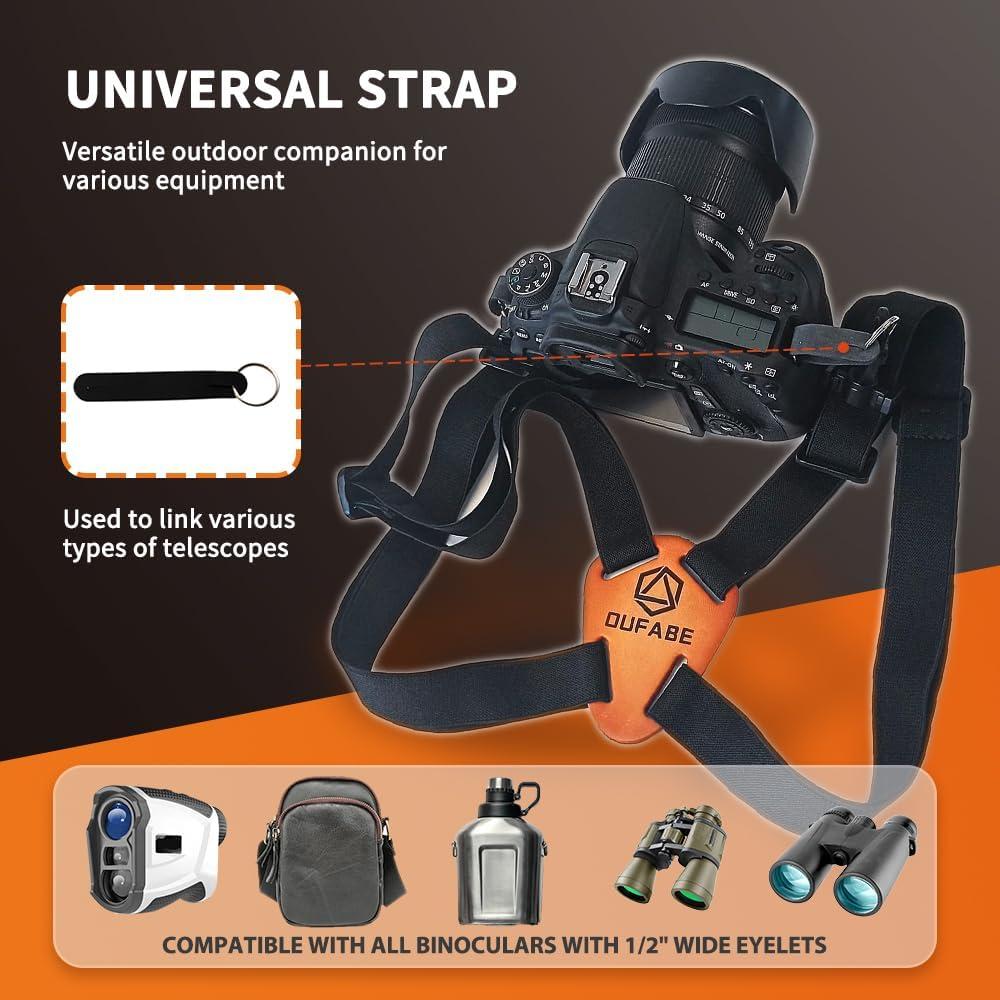 Arnés Ajustable para Binoculares Oufabe - Correa Cruzada