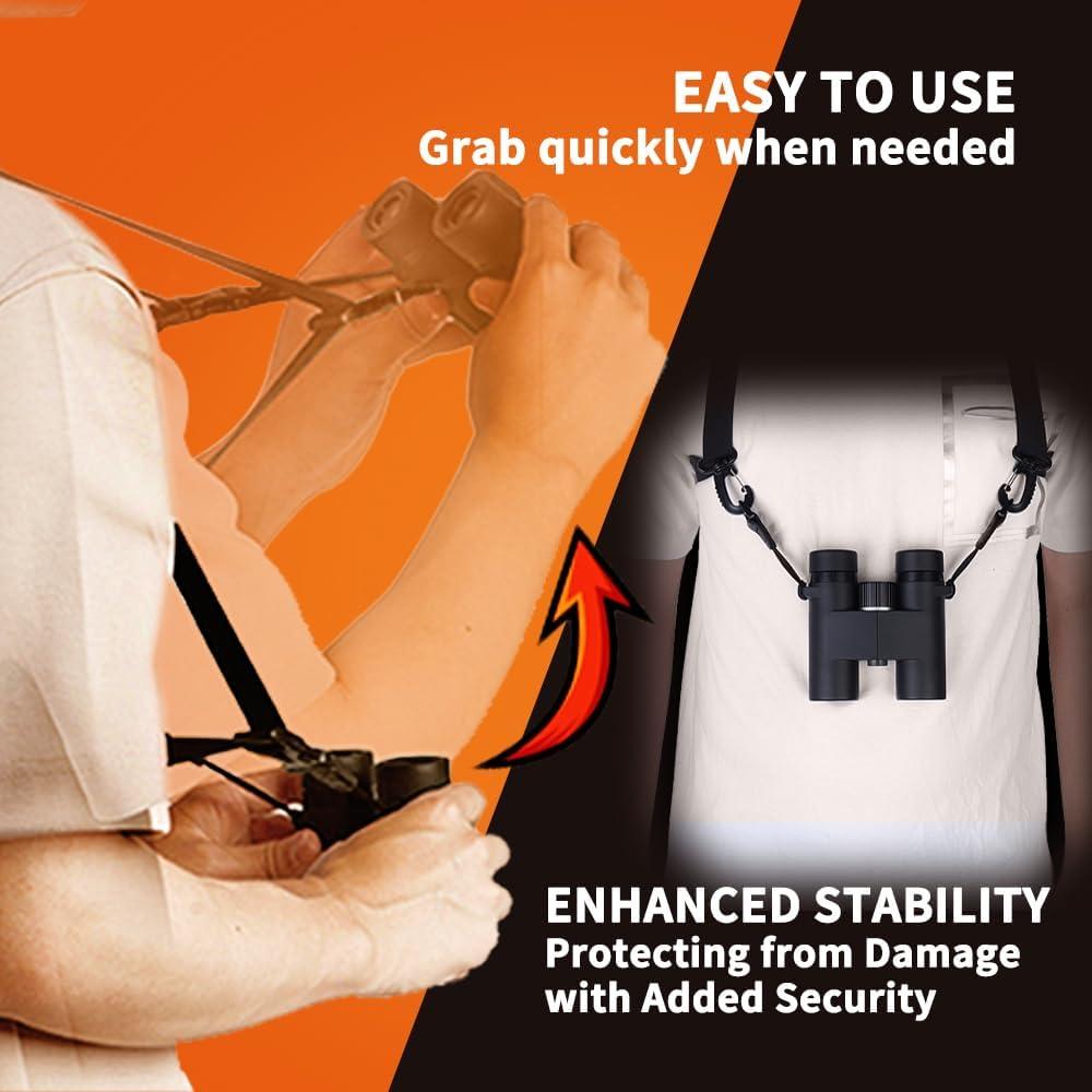 Arnés Ajustable para Binoculares Oufabe - Correa Cruzada