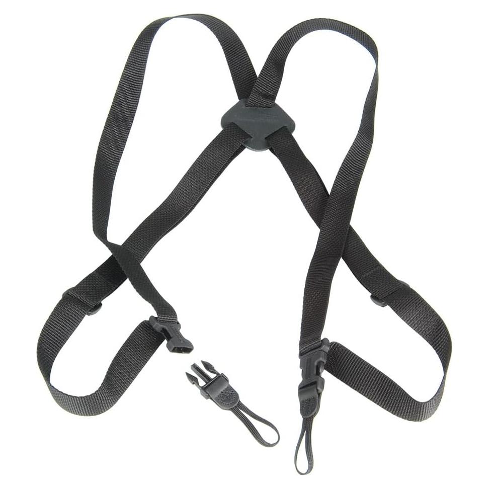 Arnés Doble para Cámara y Binoculares OP/TECH USA - Cinta Negra