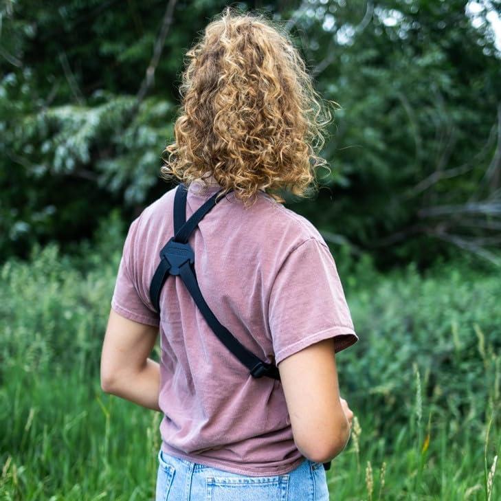 Arnés Doble para Cámara y Binoculares OP/TECH USA - Cinta Negra