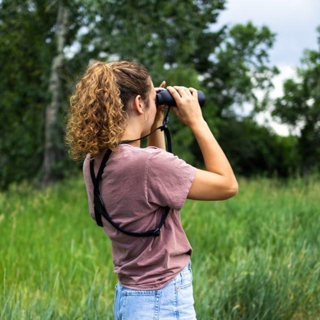 Arnés Doble para Cámara y Binoculares OP/TECH USA - Cinta Negra